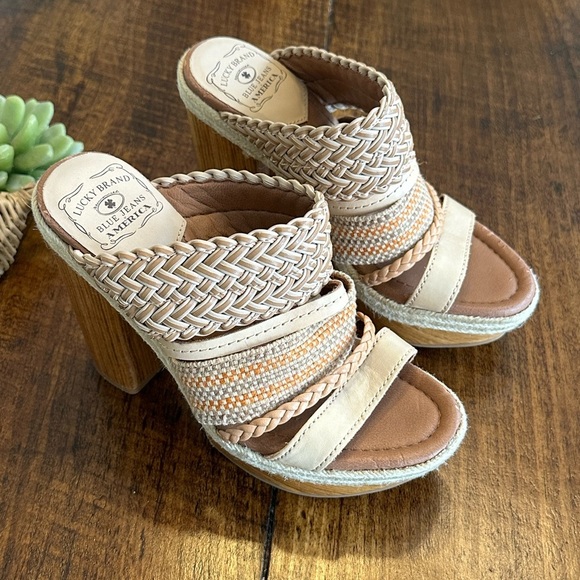 Lucky Women's | Mika High Heel Platform Boho Sandal - Picture 1 of 7